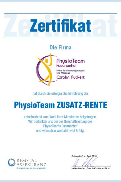 Zert-Physioteam